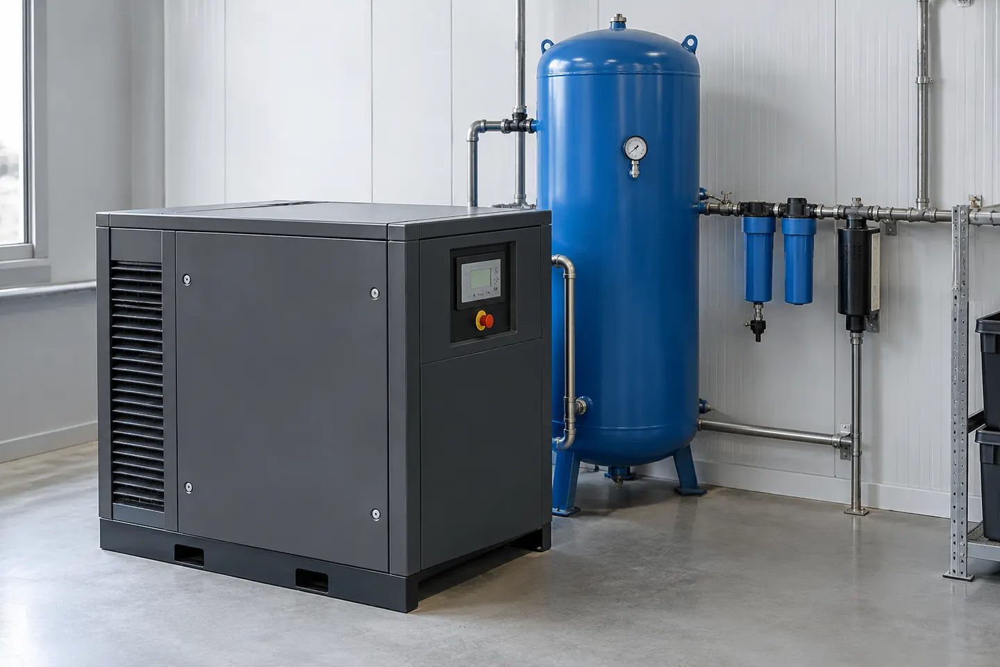 Commercial air compressor equipment